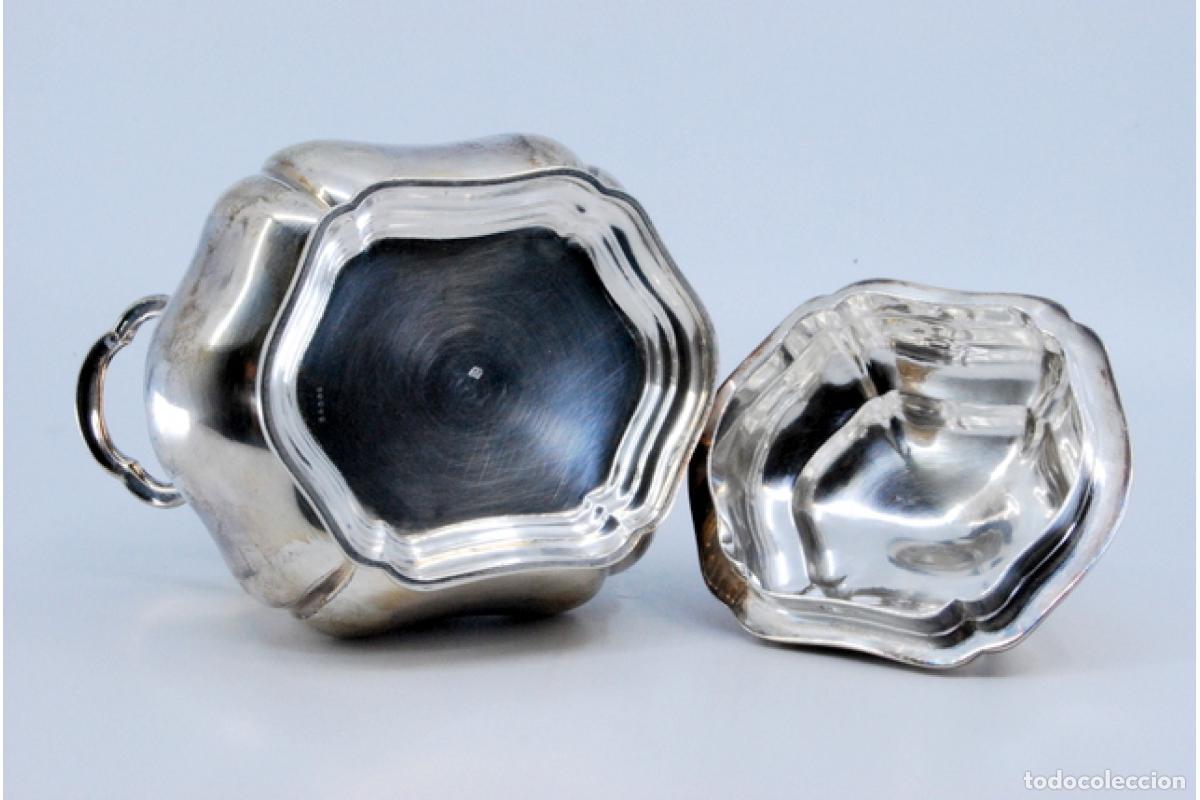 Antig&uuml;edades: Azucarero de plata - Foto 3