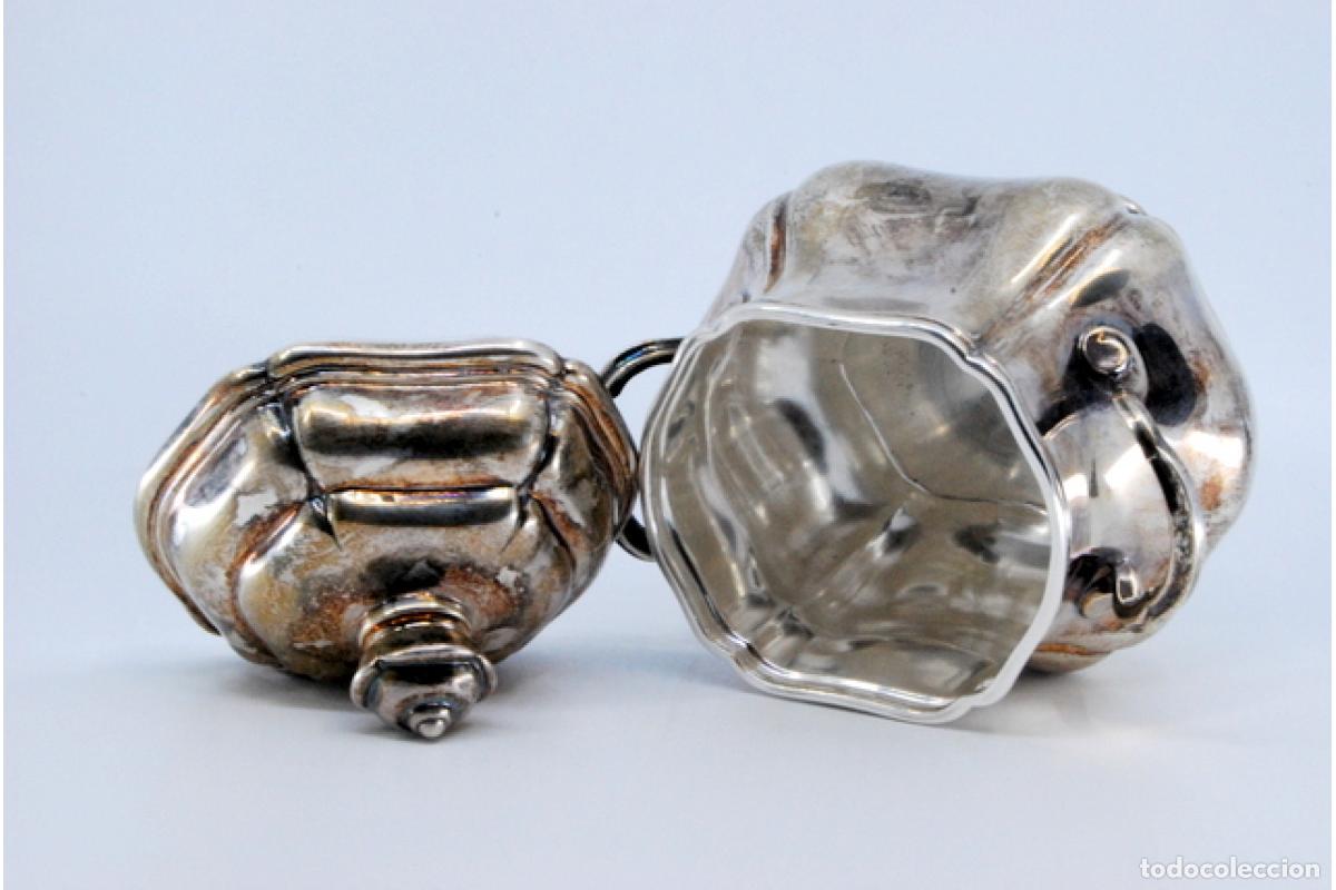 Antig&uuml;edades: Azucarero de plata - Foto 4