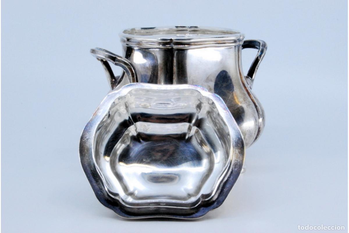 Antig&uuml;edades: Azucarero de plata - Foto 5