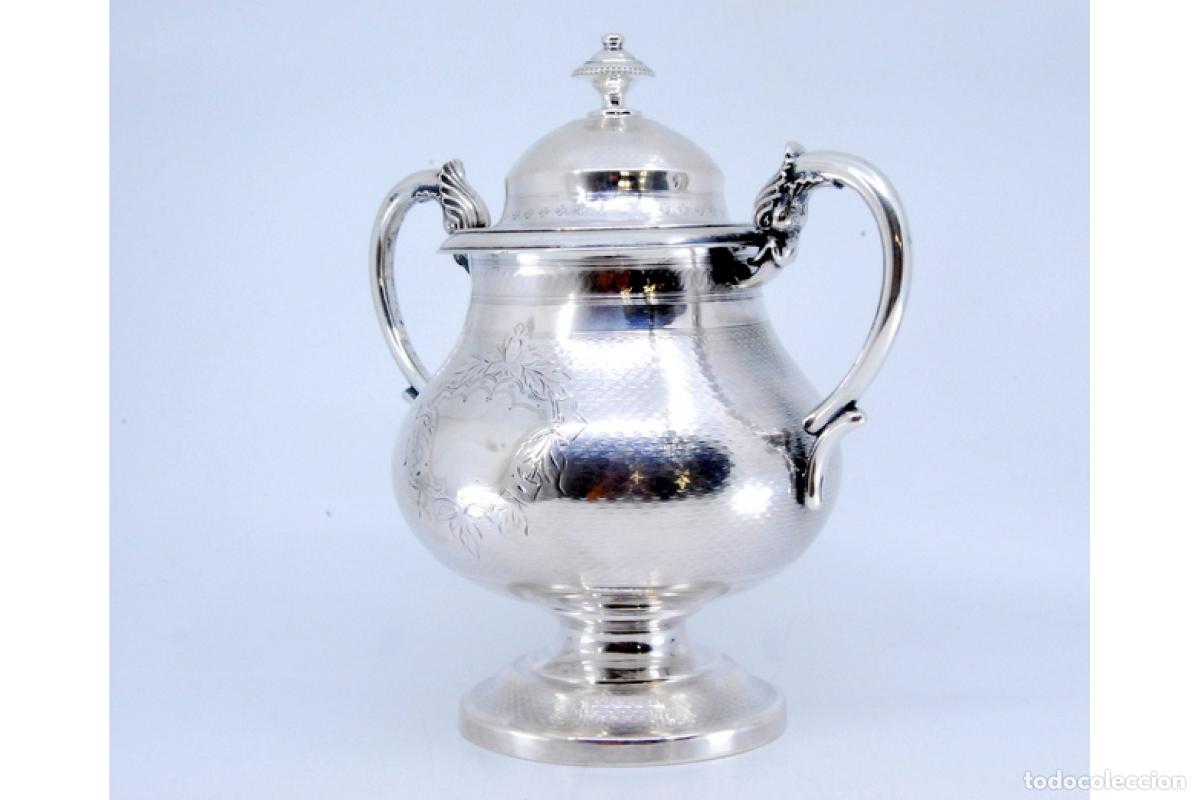 Antig&uuml;edades: Azucarero de plata - Foto 3