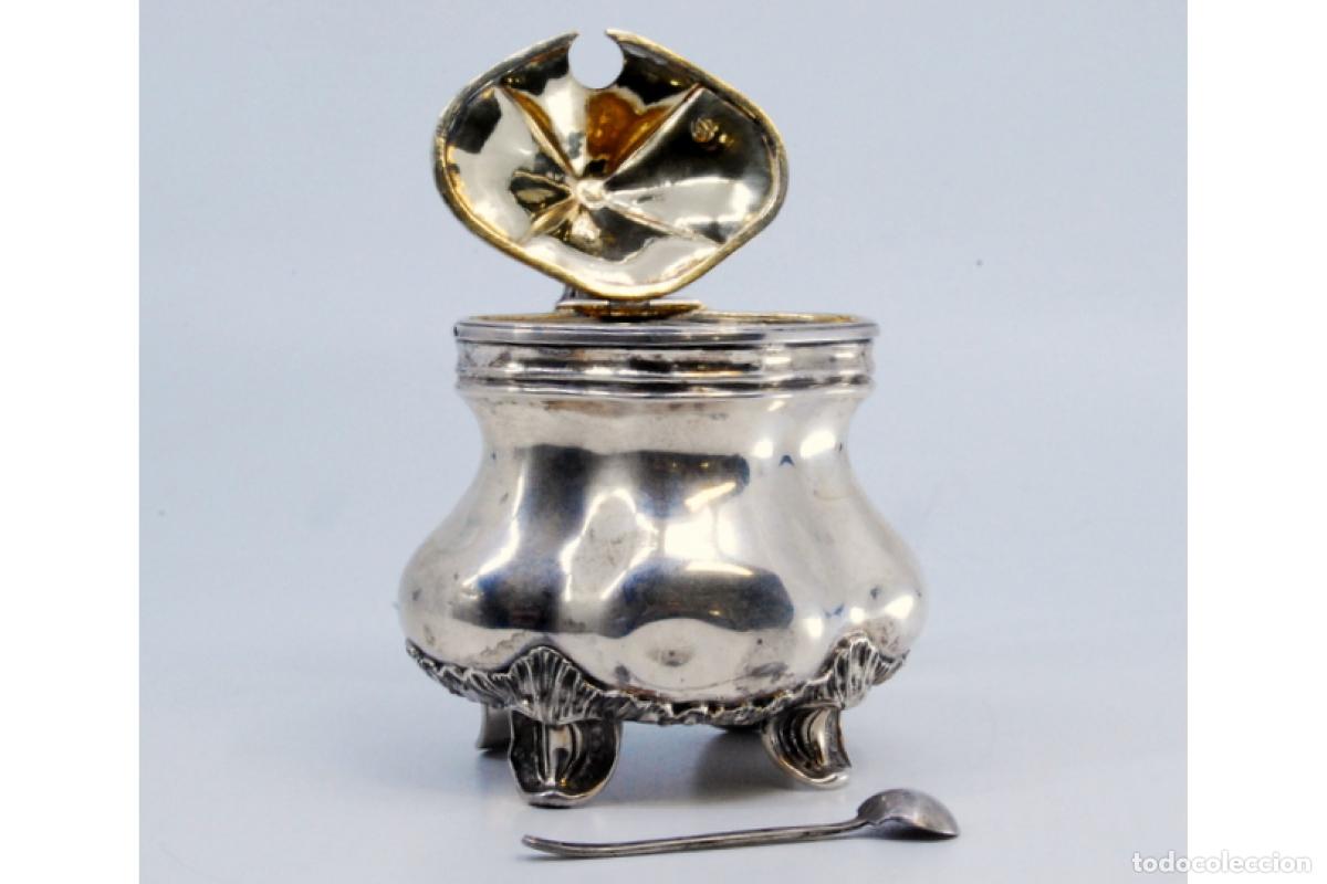 Antig&uuml;edades: Azucarero de plata - Foto 5