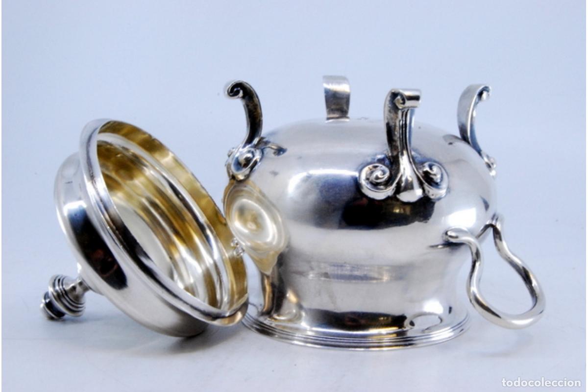 Antig&uuml;edades: Azucarero de plata - Foto 4