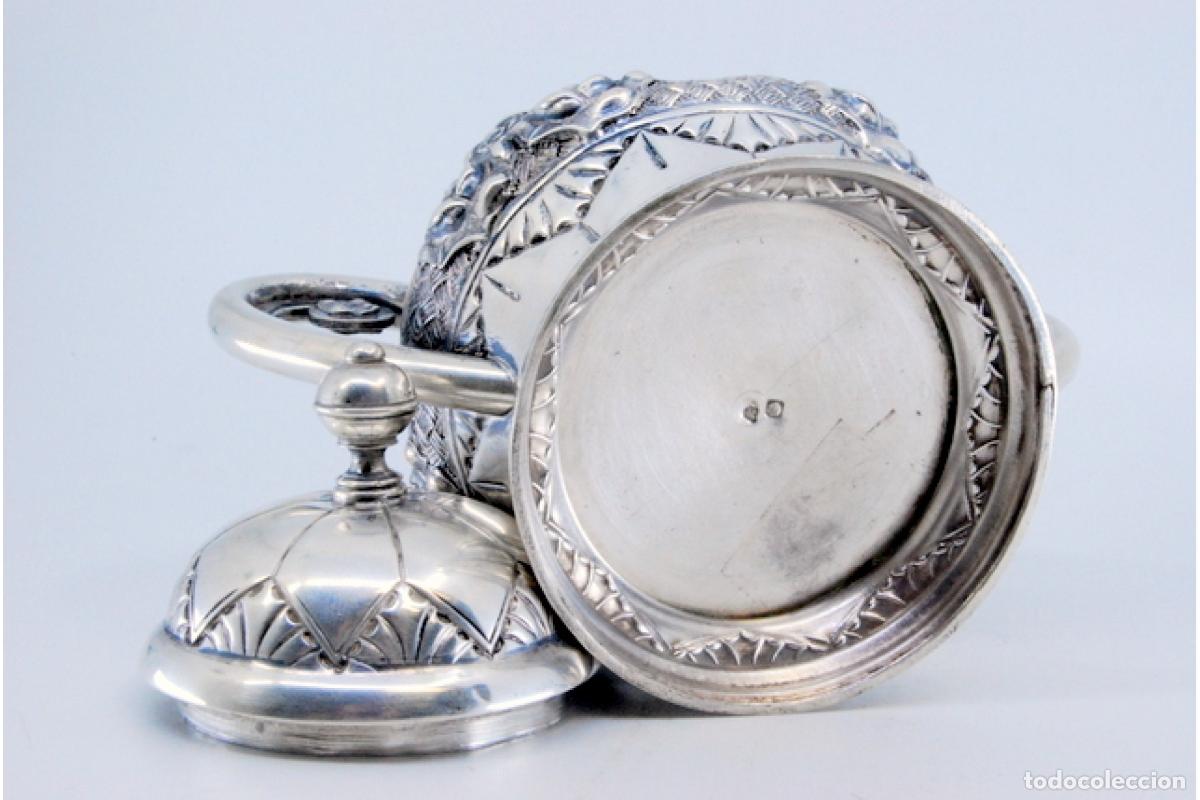 Antig&uuml;edades: Azucarero de plata - Foto 5