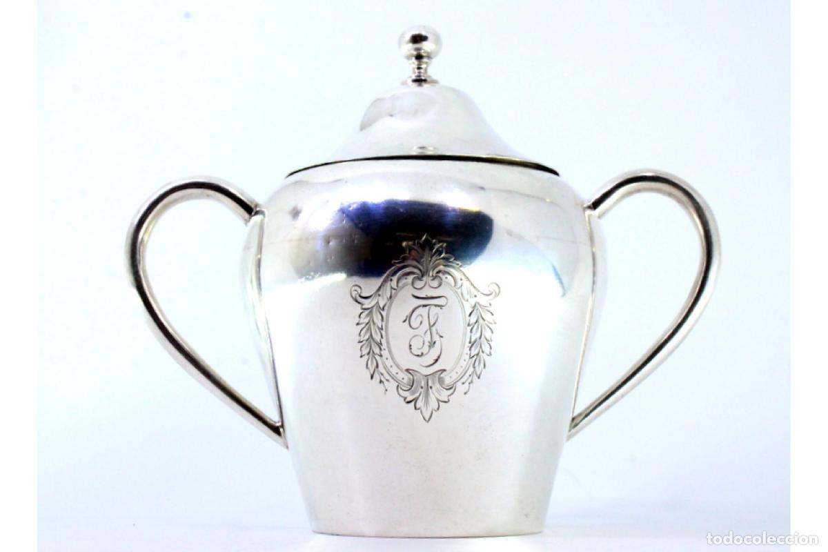 Antig&uuml;edades: Azucarero de plata - Foto 7