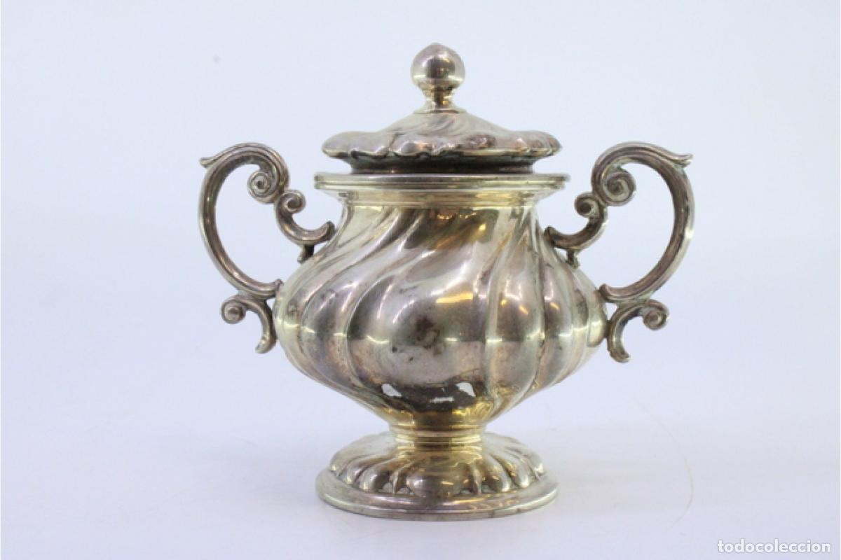 Antig&uuml;edades: Azucarero de plata - Foto 2