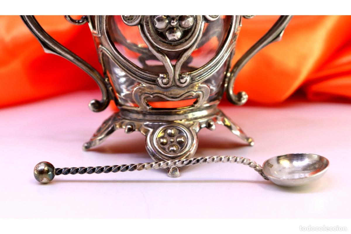 Antig&uuml;edades: Azucarero de plata - Foto 3