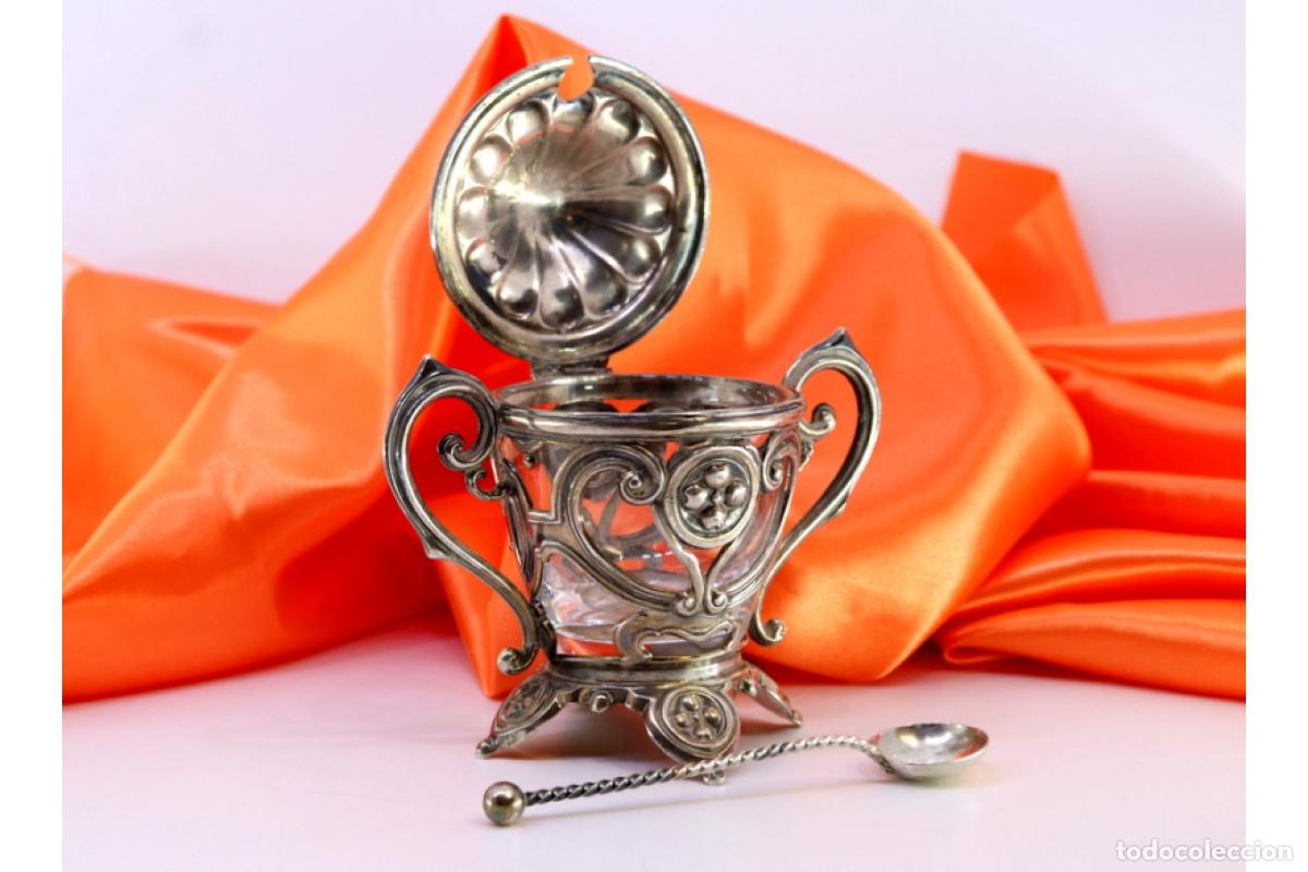 Antig&uuml;edades: Azucarero de plata - Foto 5