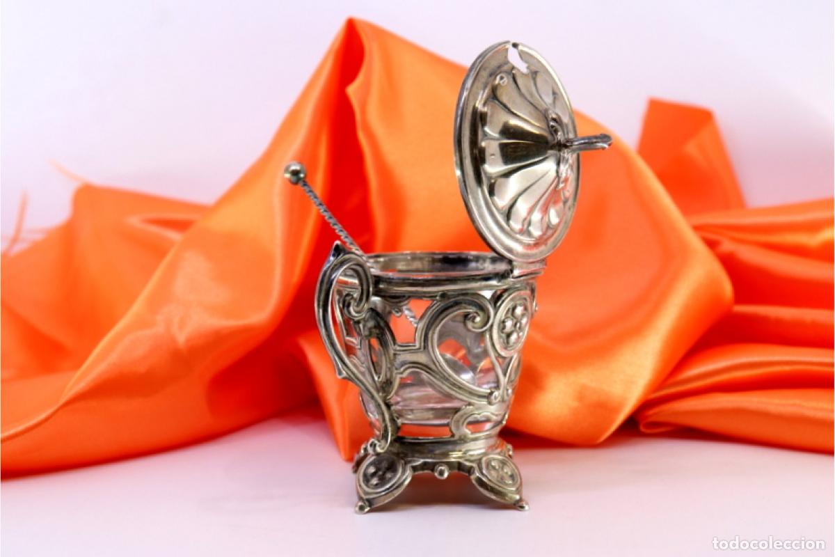 Antig&uuml;edades: Azucarero de plata - Foto 6