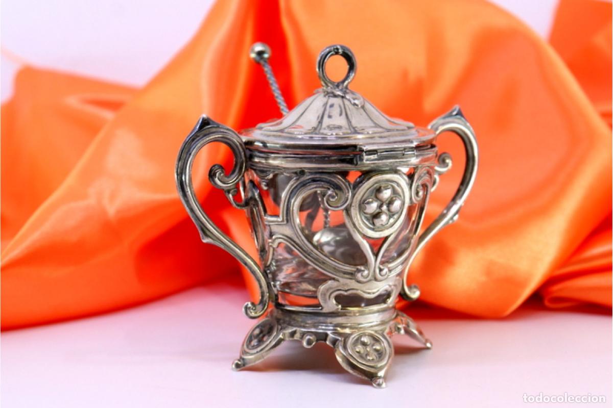 Antig&uuml;edades: Azucarero de plata - Foto 7