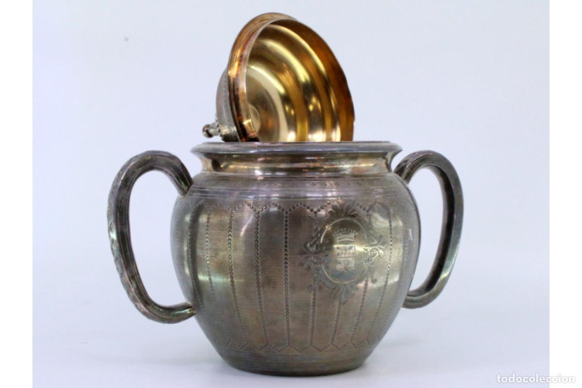 Antig&uuml;edades: Azucarero de plata - Foto 6