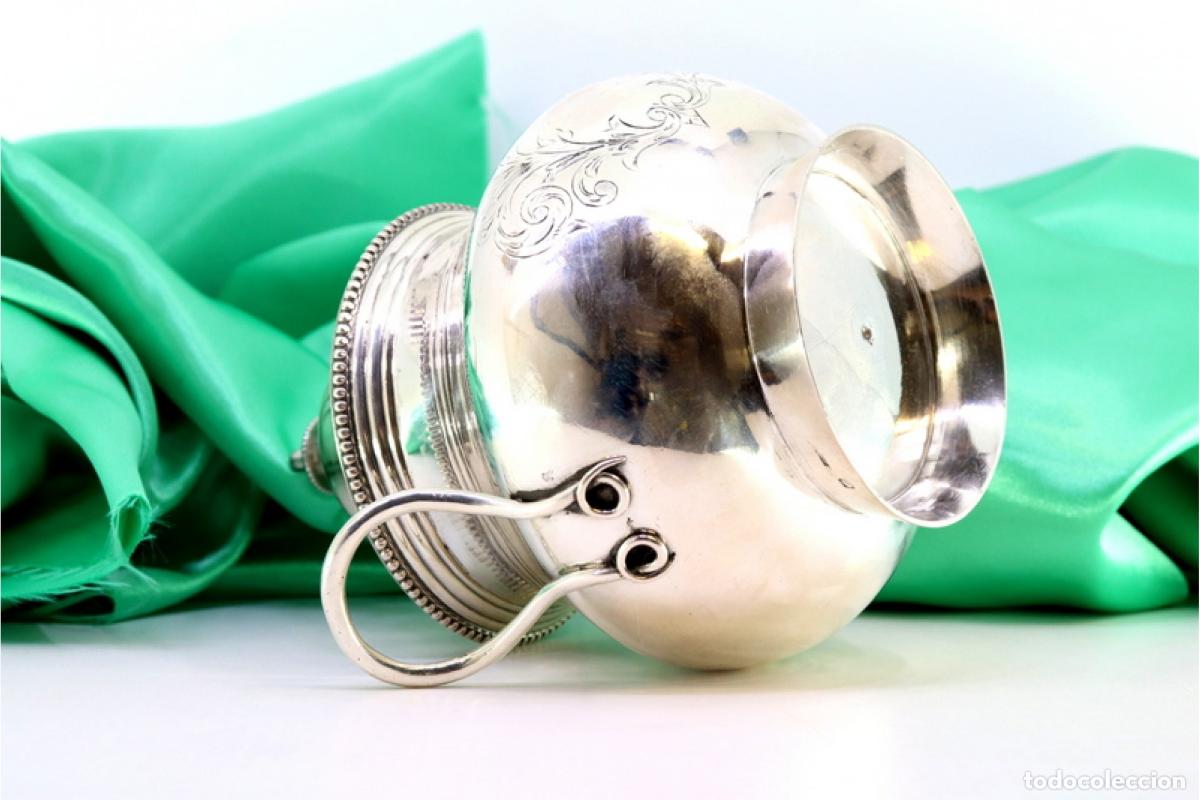 Antig&uuml;edades: Azucarero de plata - Foto 2