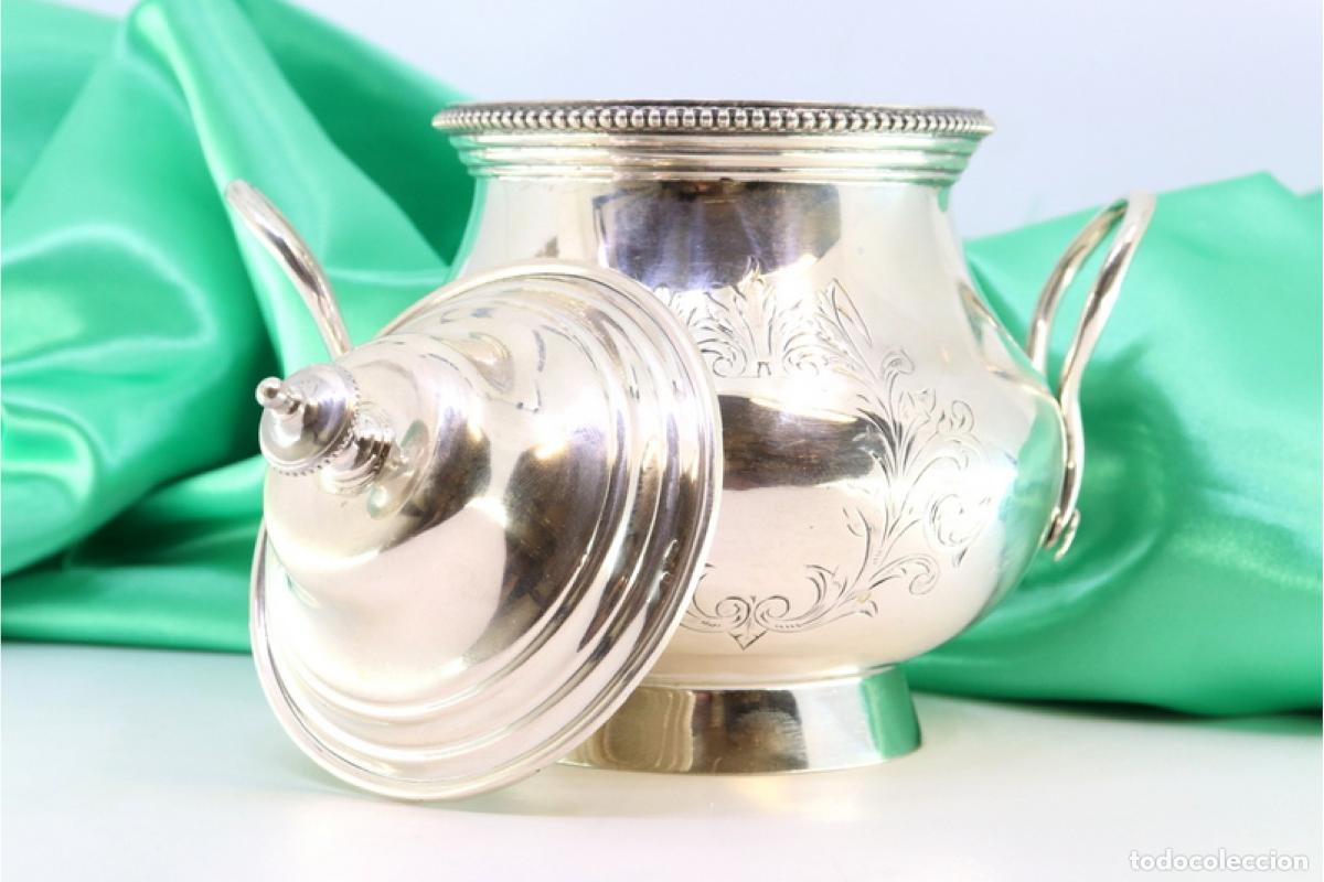 Antig&uuml;edades: Azucarero de plata - Foto 3
