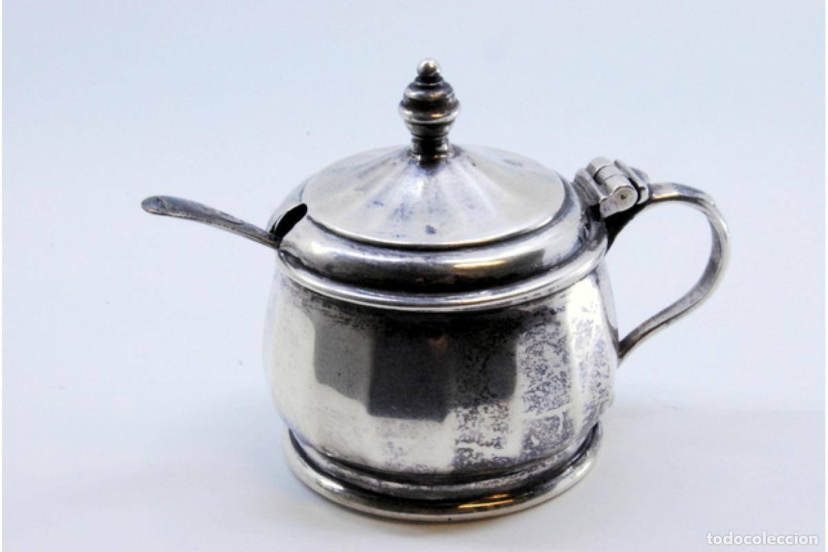 Antig&uuml;edades: Azucarero de plata - Foto 2