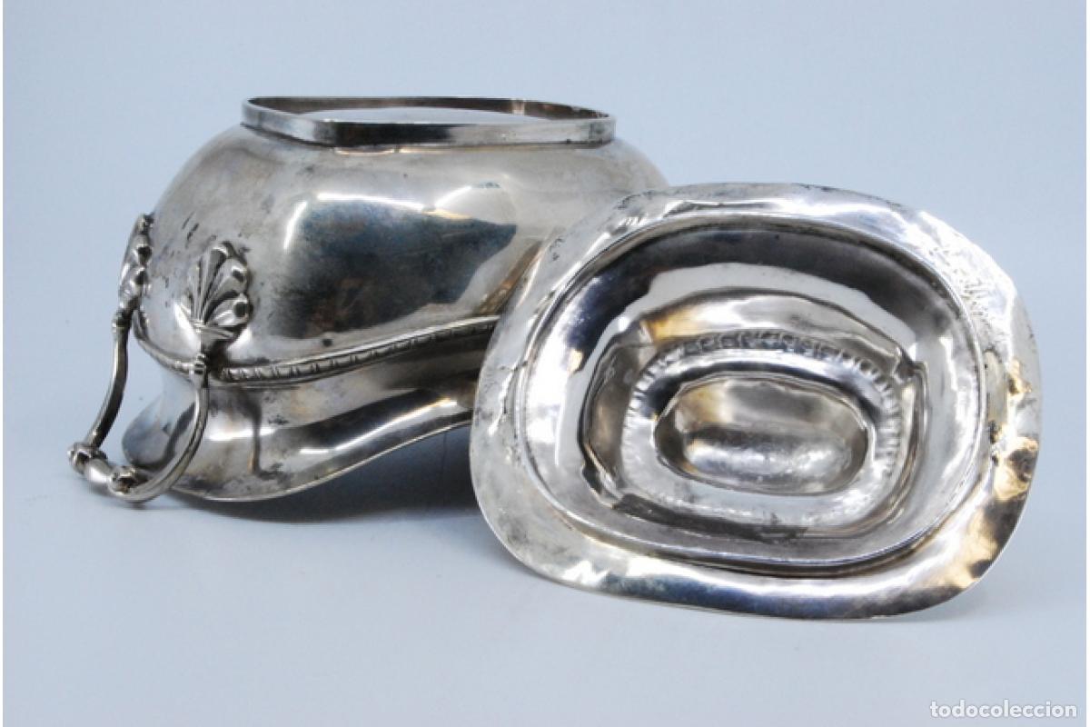 Antig&uuml;edades: Azucarero de plata - Foto 4