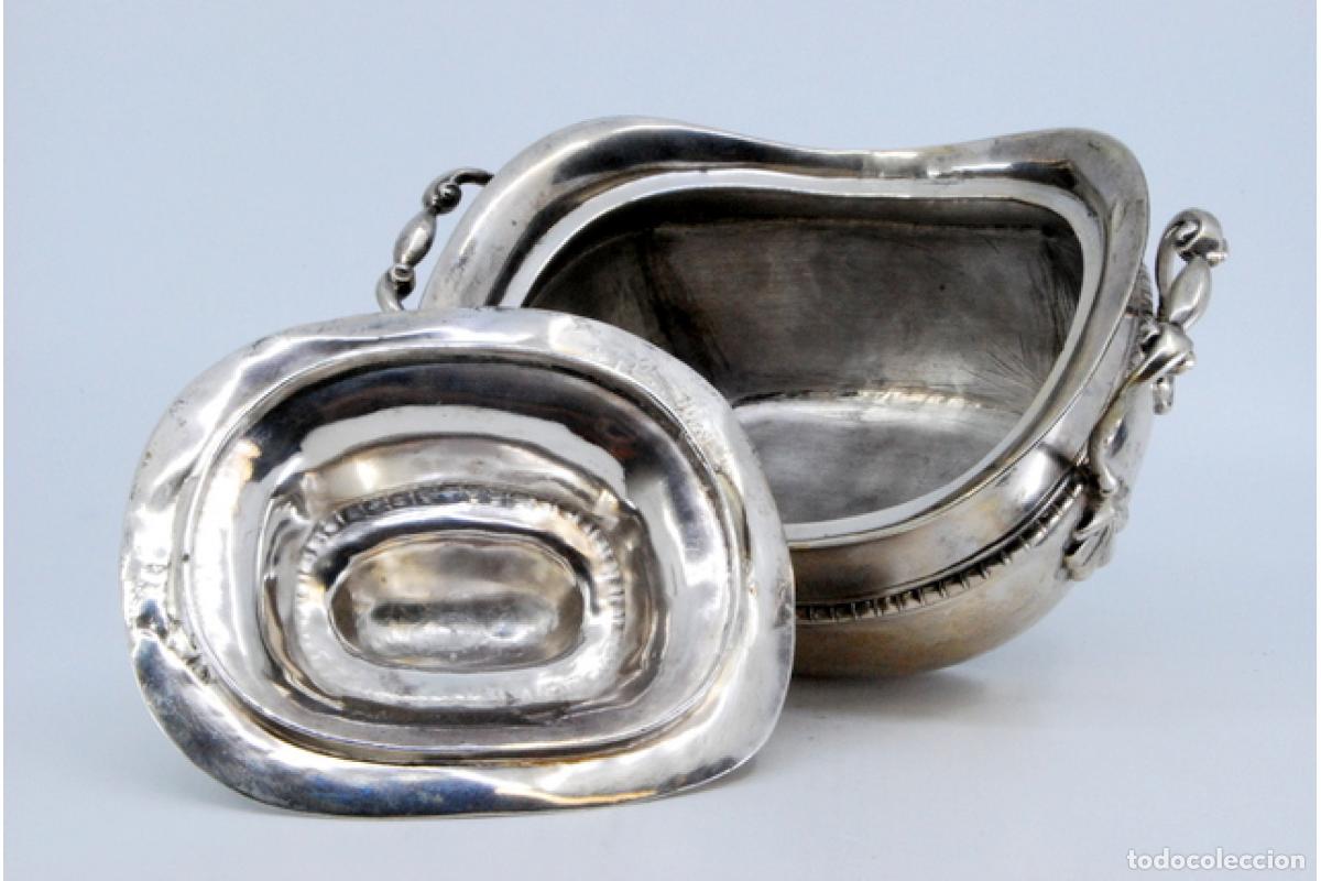 Antig&uuml;edades: Azucarero de plata - Foto 6