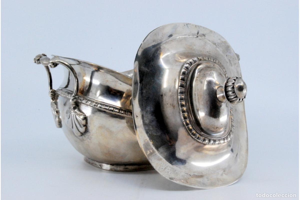 Antig&uuml;edades: Azucarero de plata - Foto 7