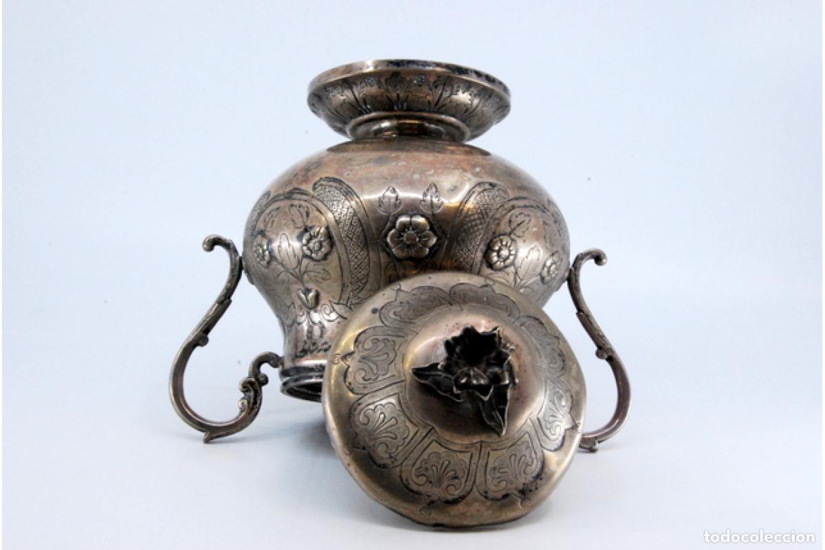 Antig&uuml;edades: Azucarero de plata - Foto 3