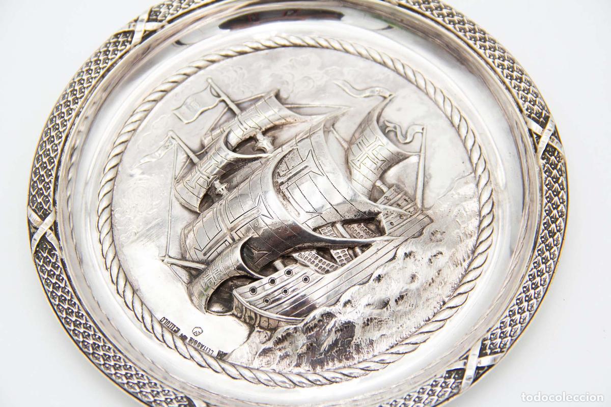 Antig&uuml;edades: Porta anillos de plata - Foto 2