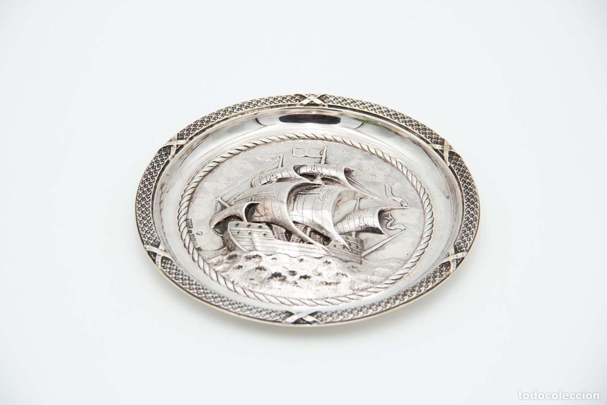 Antig&uuml;edades: Porta anillos de plata - Foto 1