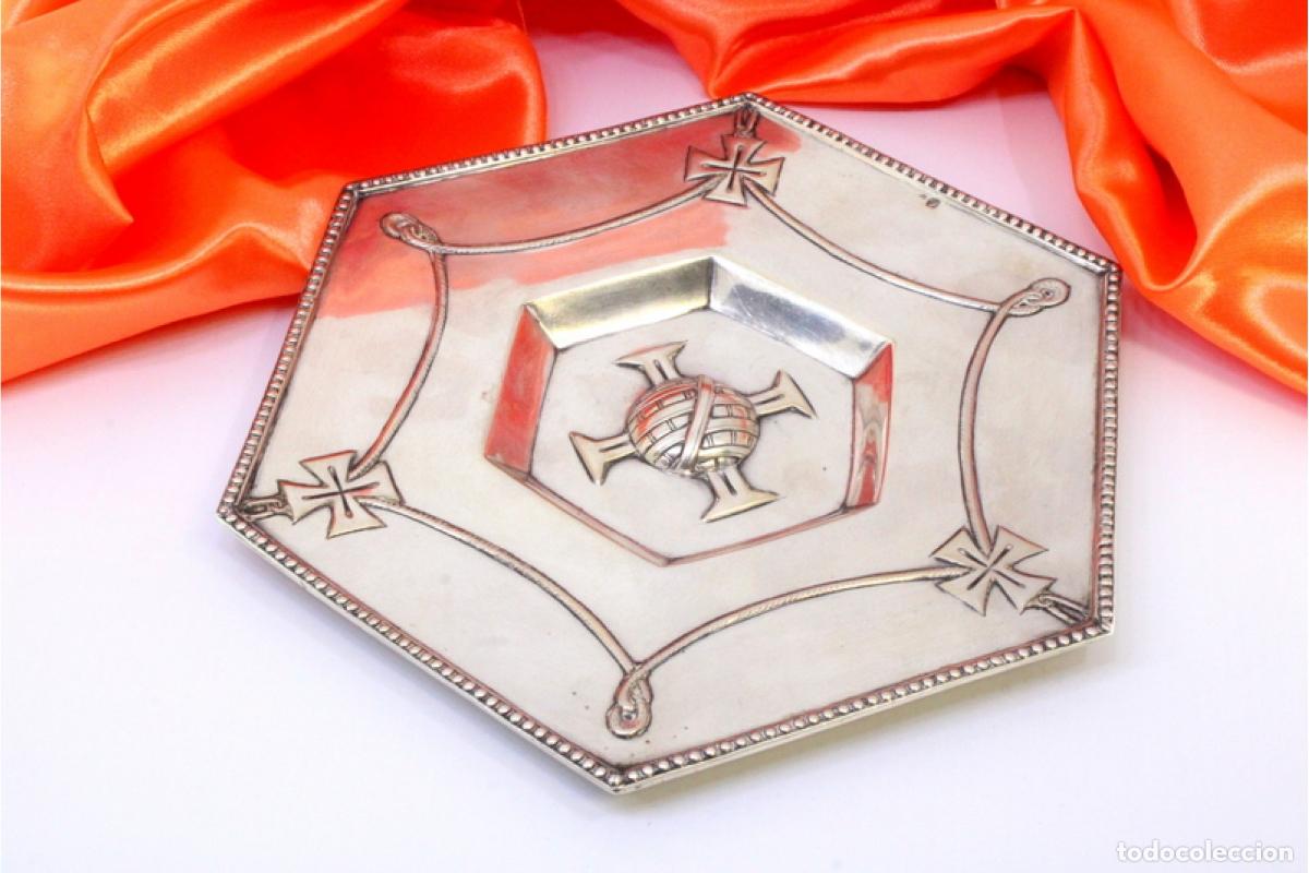 Antig&uuml;edades: Porta anillos de plata - Foto 3