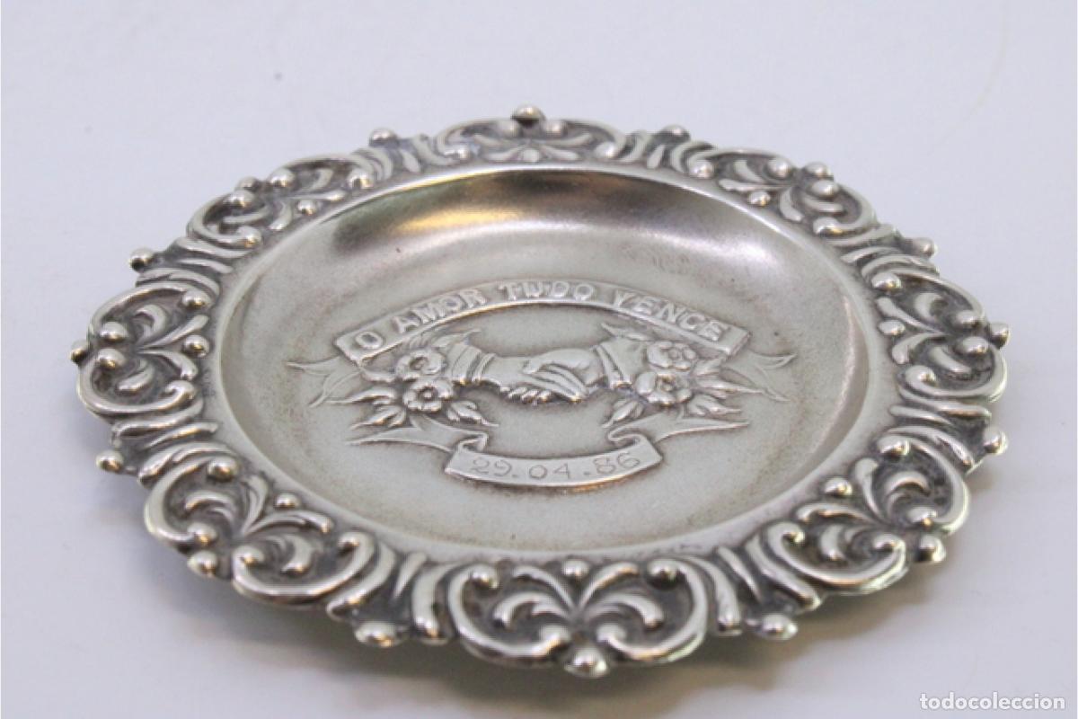 Antig&uuml;edades: Porta anillos de plata - Foto 3