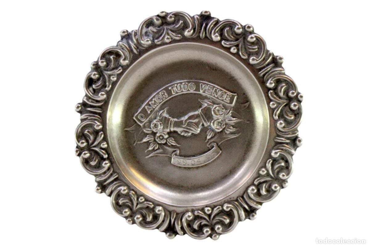 Antig&uuml;edades: Porta anillos de plata - Foto 1