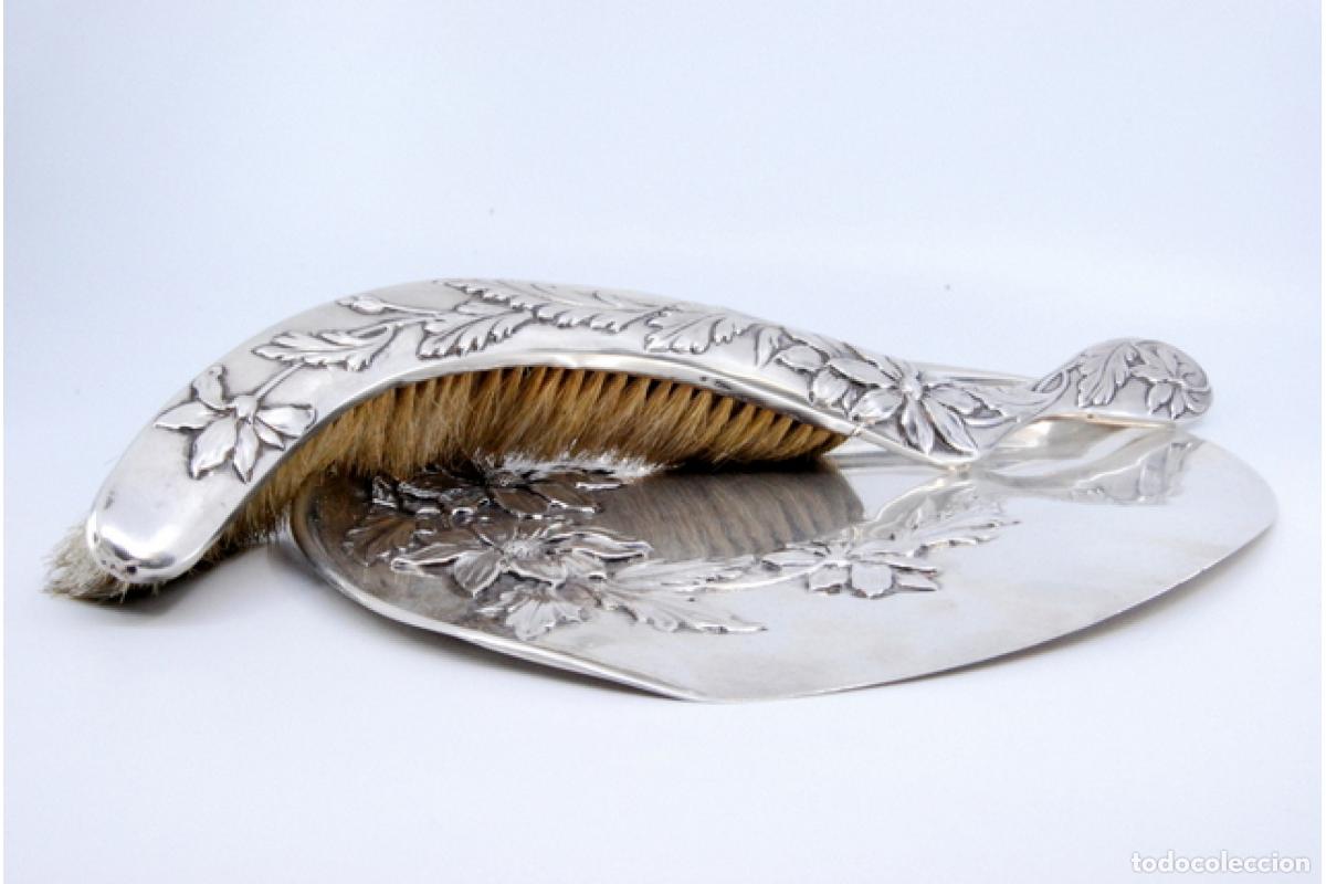 Antig&uuml;edades: Recogedor de migas de plata - Foto 2