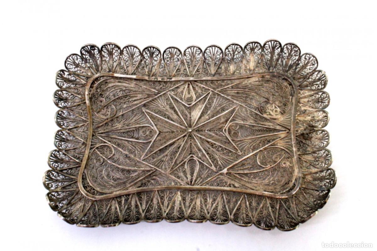 Antig&uuml;edades: Porta anillos de plata - Foto 2