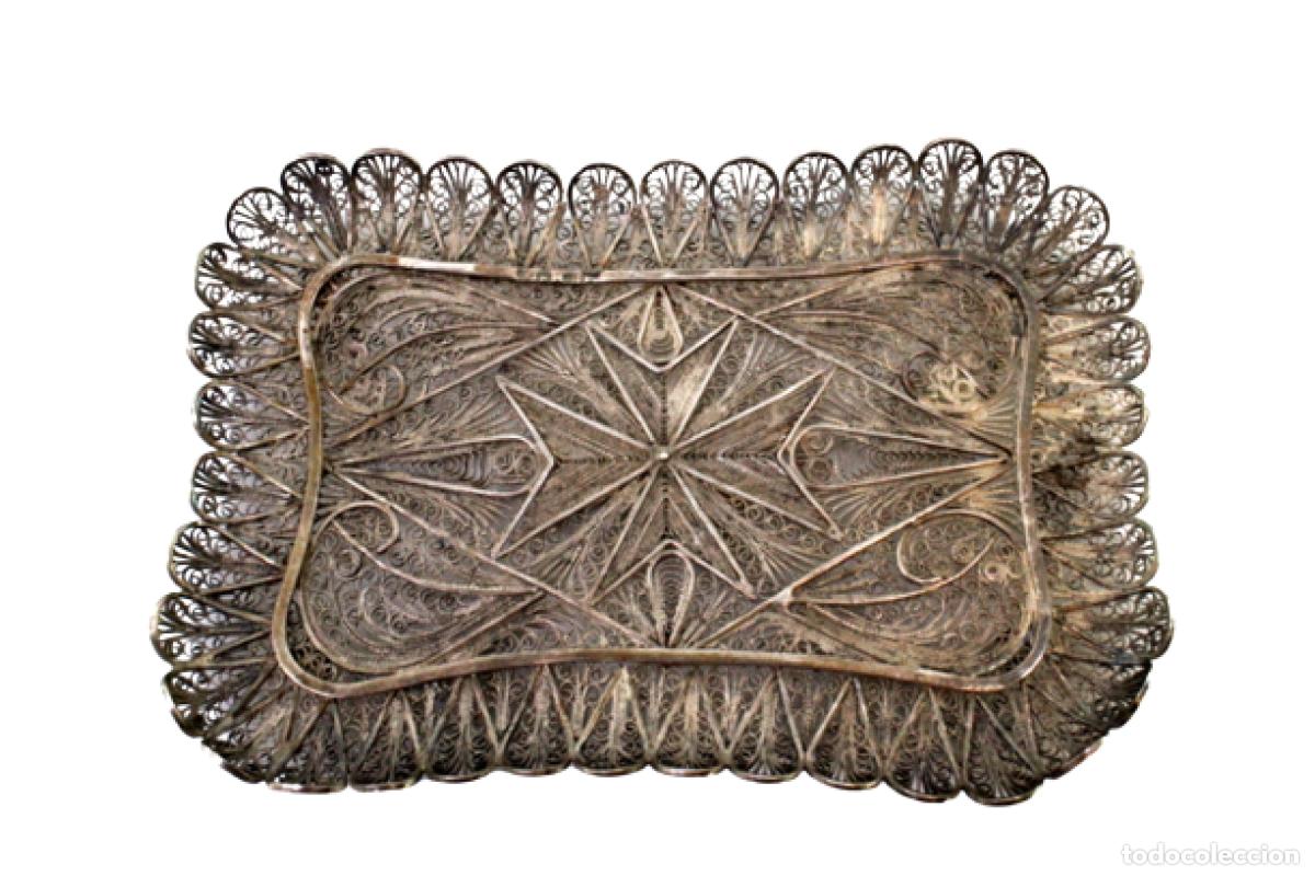 Antiques: Porta anillos de plata