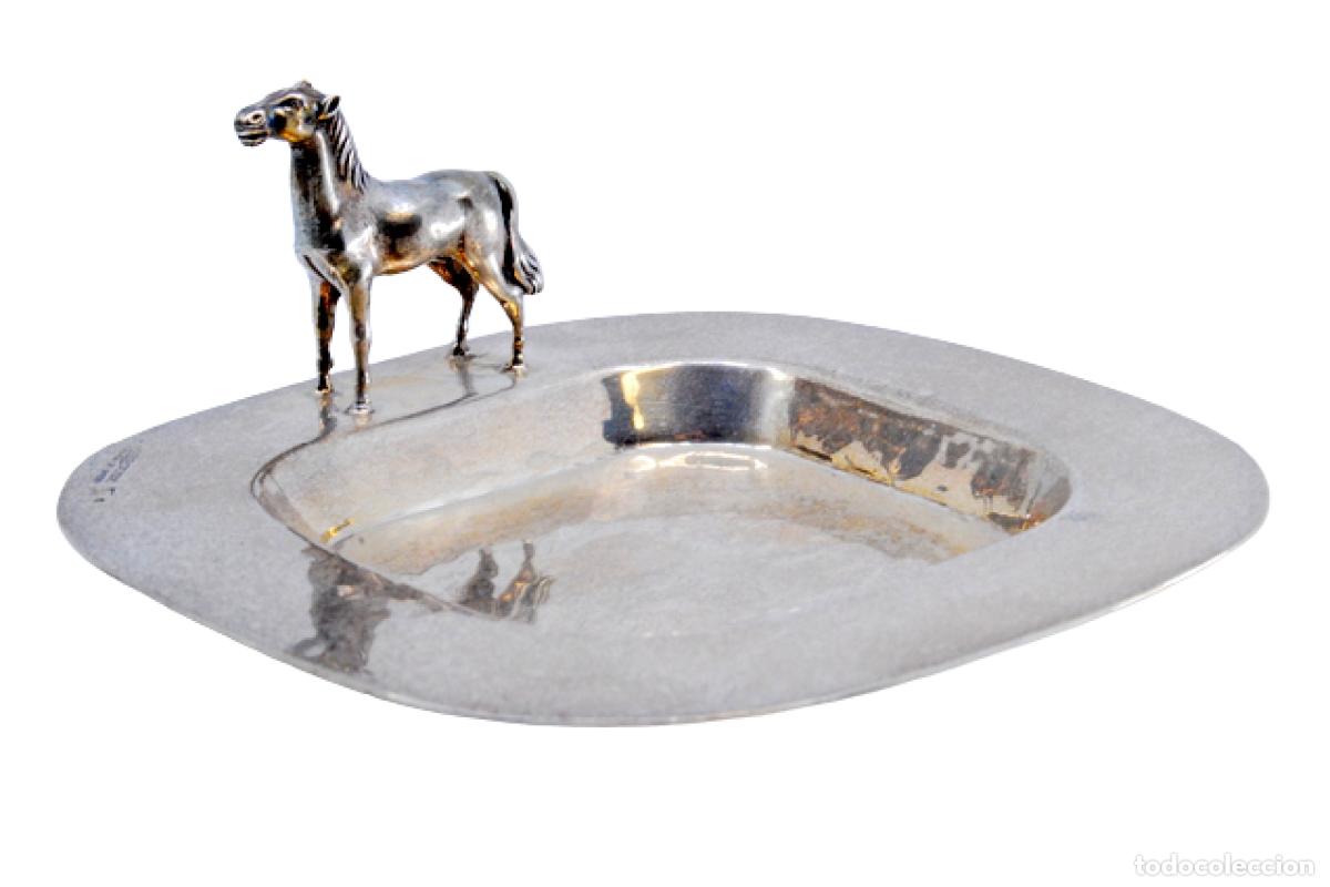 Antig&uuml;edades: Porta anillos de plata - Foto 1