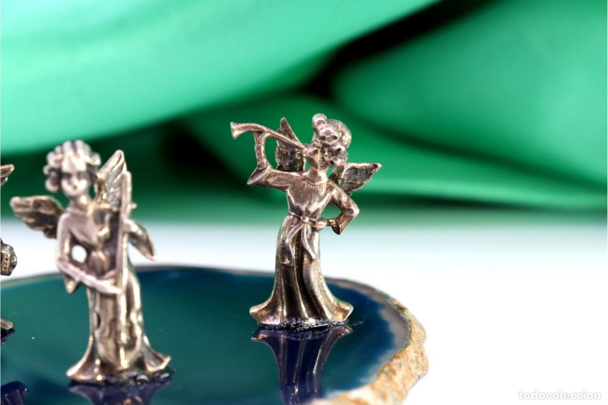 Antig&uuml;edades: Escena angelical en plata - Foto 2