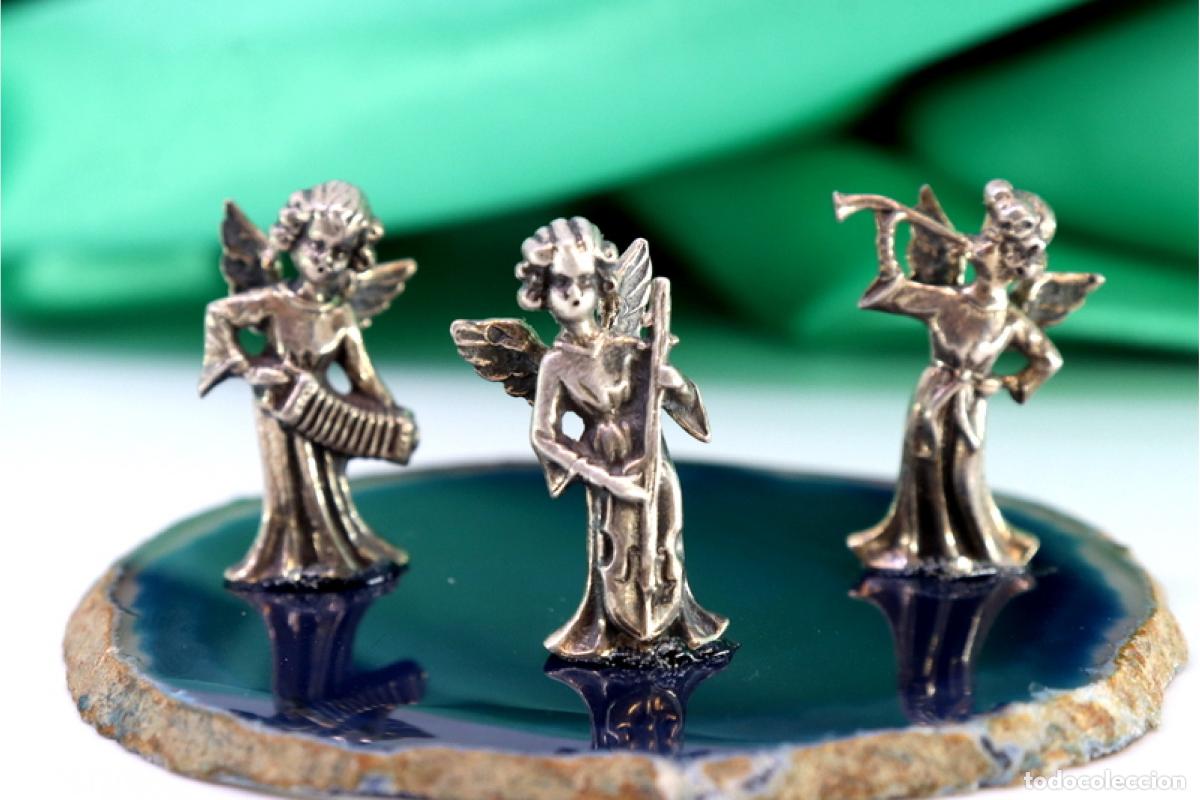 Antig&uuml;edades: Escena angelical en plata - Foto 3