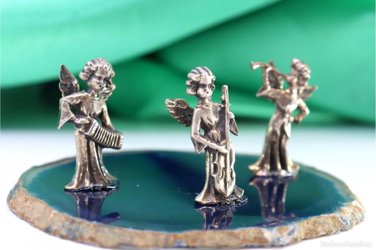 Antig&uuml;edades: Escena angelical en plata - Foto 5
