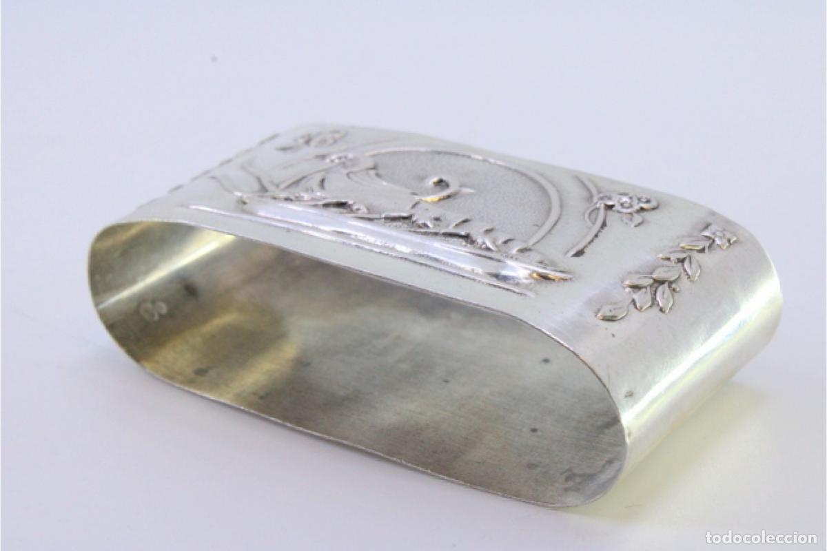 Antig&uuml;edades: Servilletero de plata - Foto 6