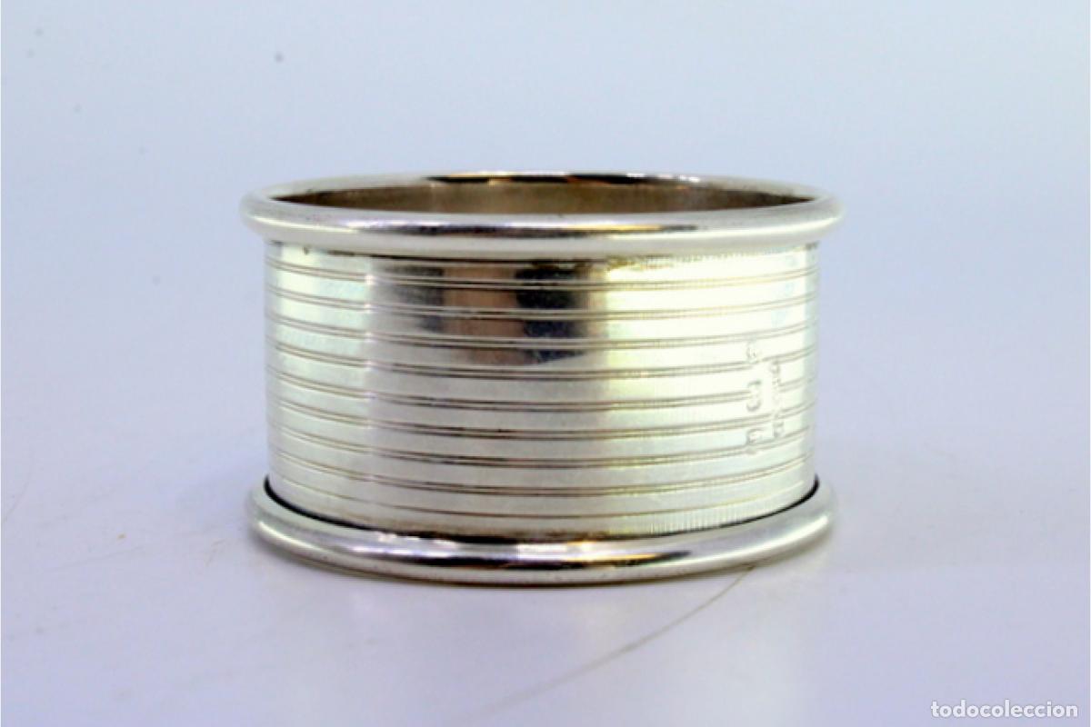 Antig&uuml;edades: Servilletero de plata - Foto 2