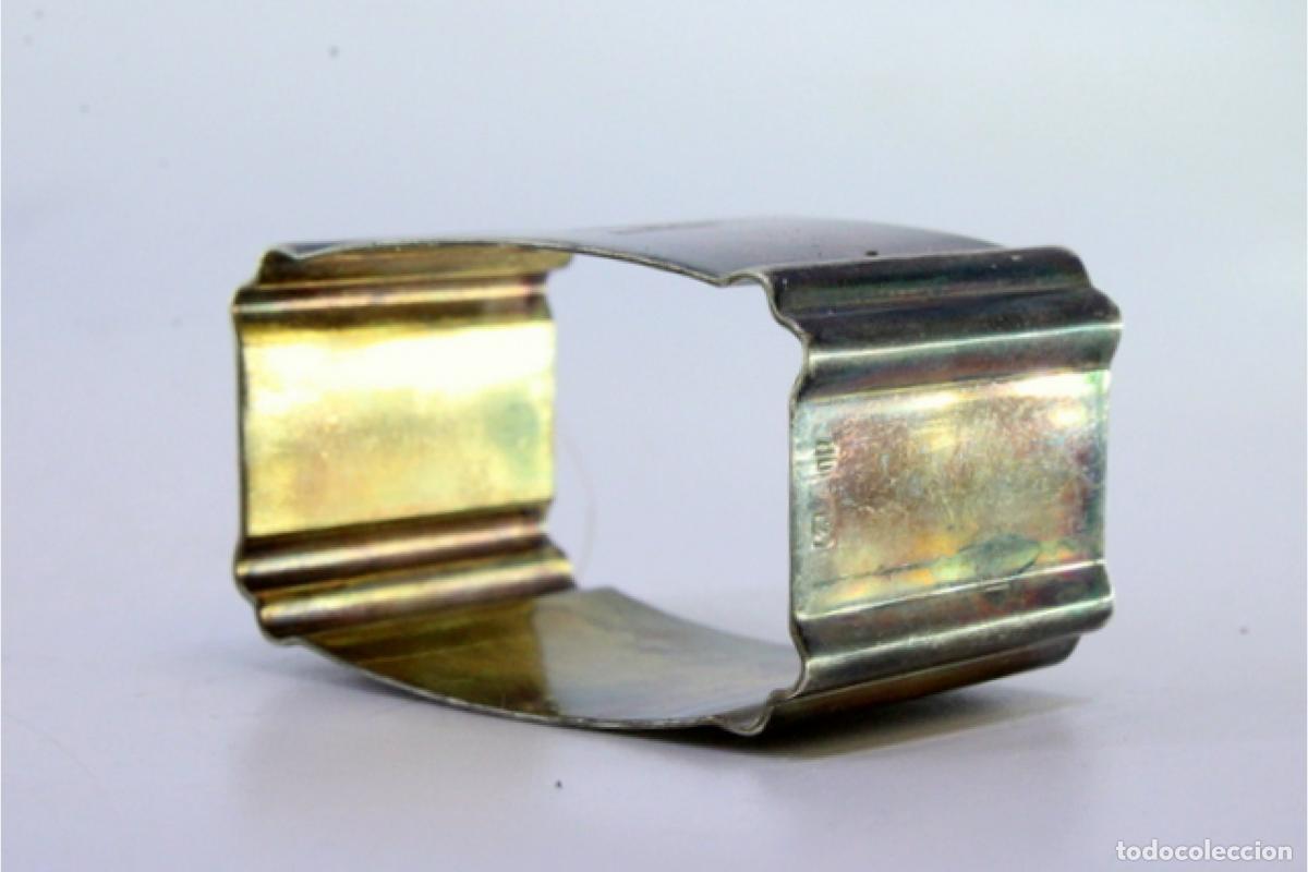 Antig&uuml;edades: Servilletero de plata - Foto 2