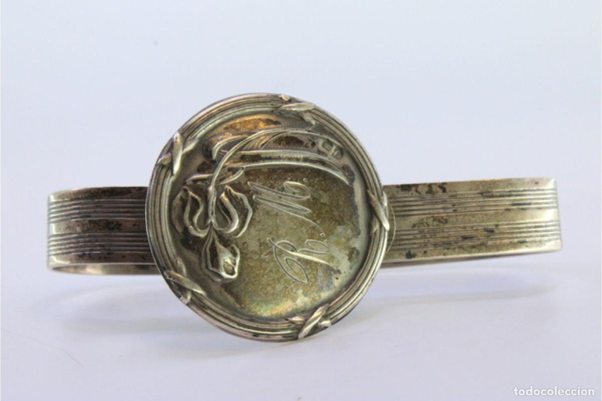 Antig&uuml;edades: Servilletero de plata - Foto 2
