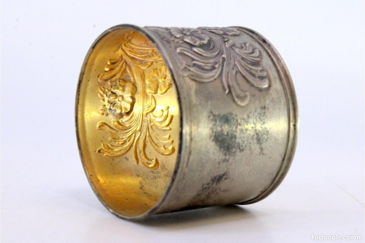 Antig&uuml;edades: Servilletero de plata - Foto 6