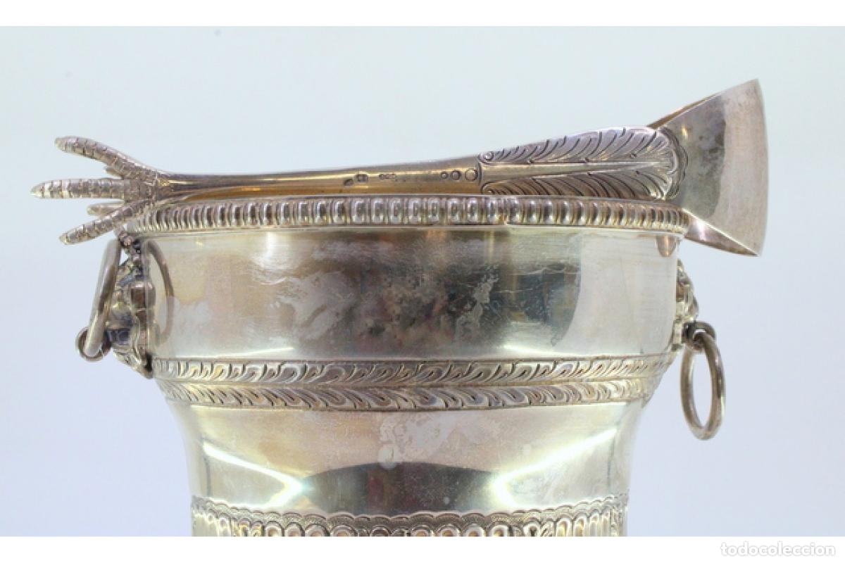 Antig&uuml;edades: Cubo de hielo con pinzas, plata - Foto 10