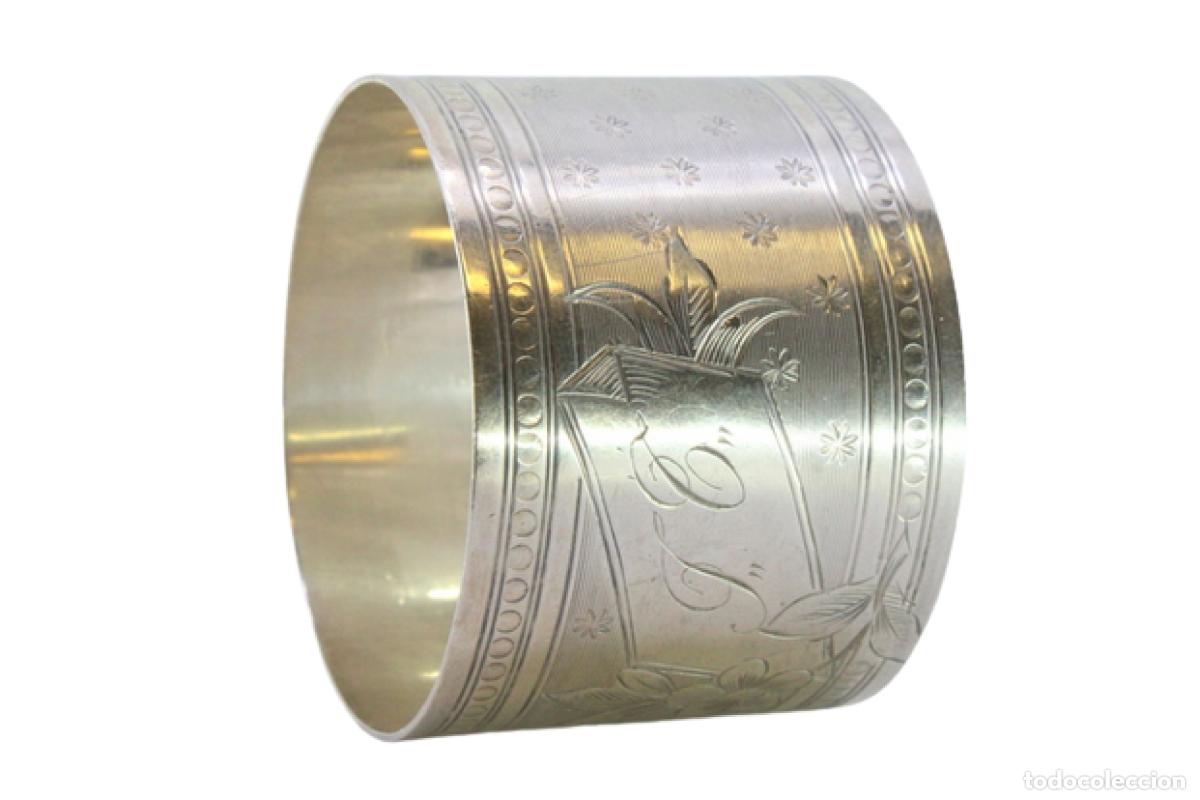 Antiquit&eacute;s: Servilletero de plata