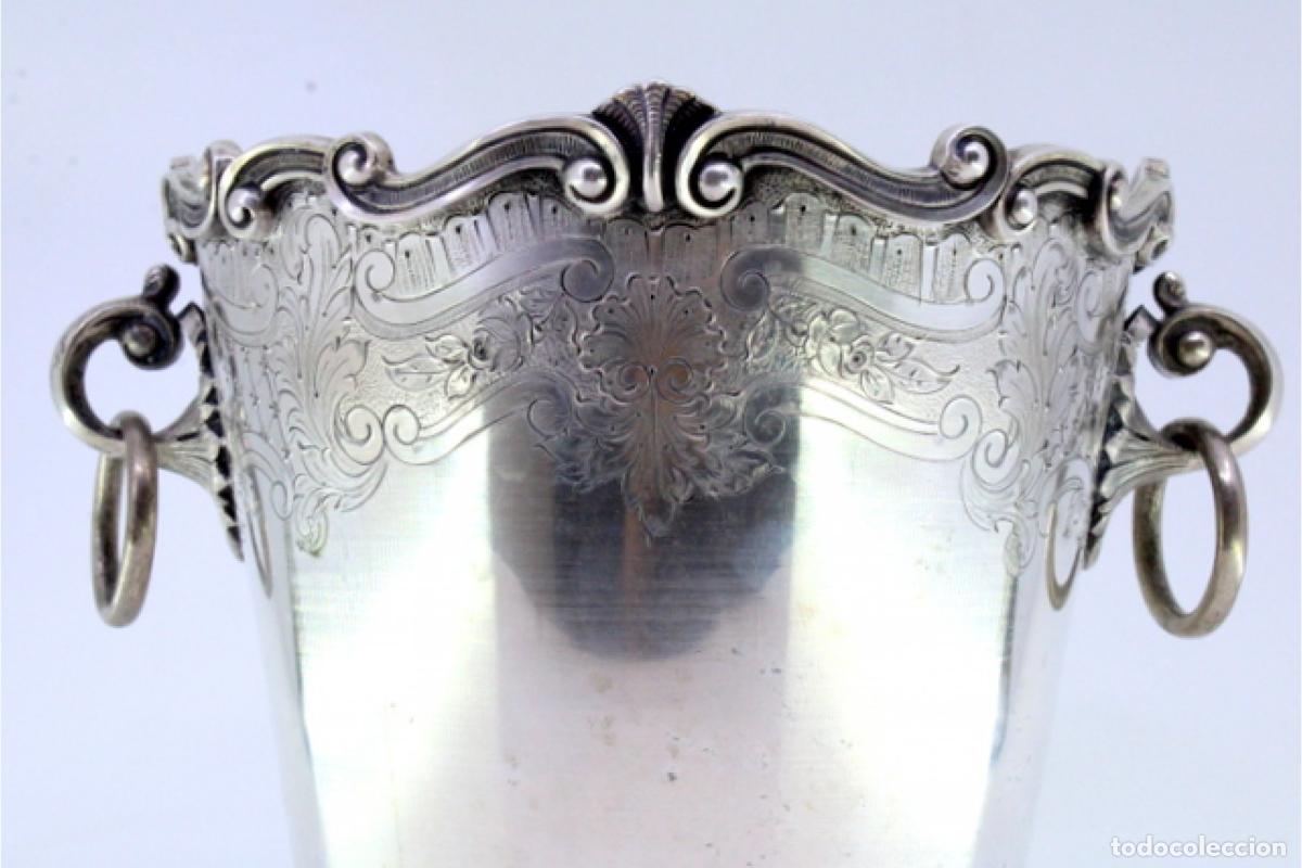 Antig&uuml;edades: Cubo de hielo, plata - Foto 2