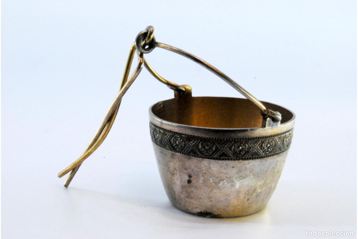 Antig&uuml;edades: Colador de t&eacute; de plata - Foto 8