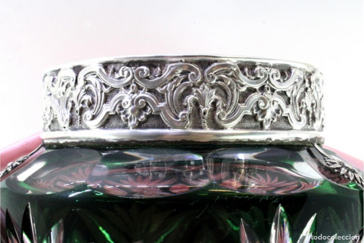 Antig&uuml;edades: plato de dulces de plata - Foto 6