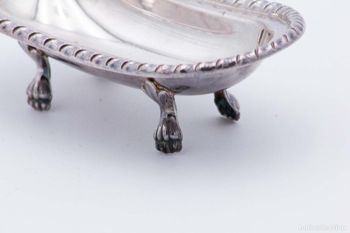 Antig&uuml;edades: plato de dulces de plata - Foto 3