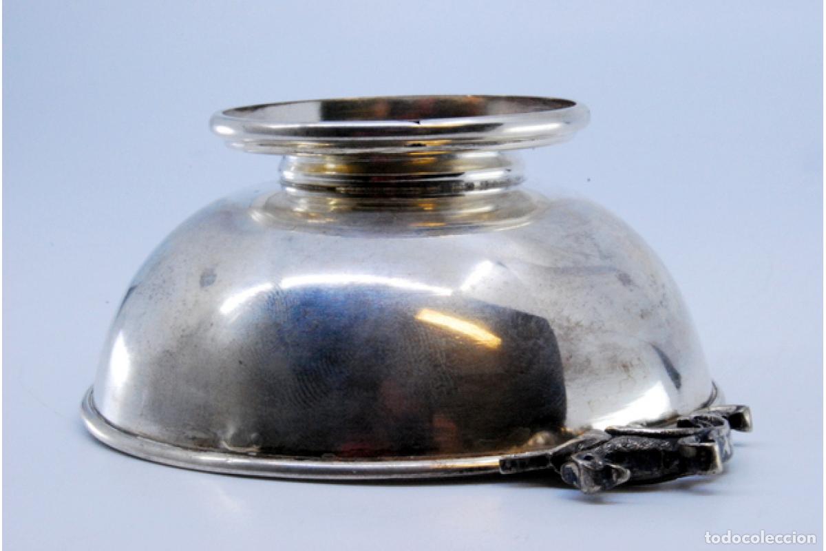 Antig&uuml;edades: plato de dulces de plata - Foto 2