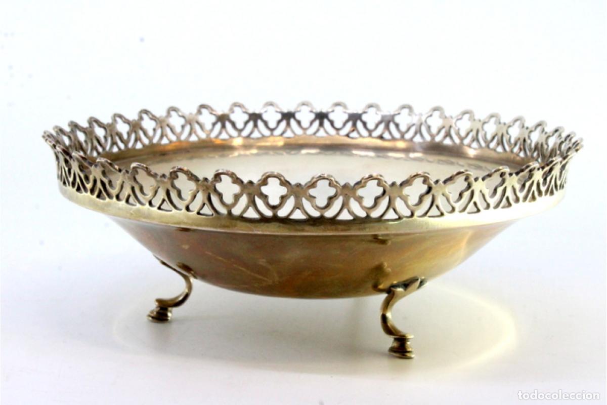 Antig&uuml;edades: plato de dulces de plata - Foto 6