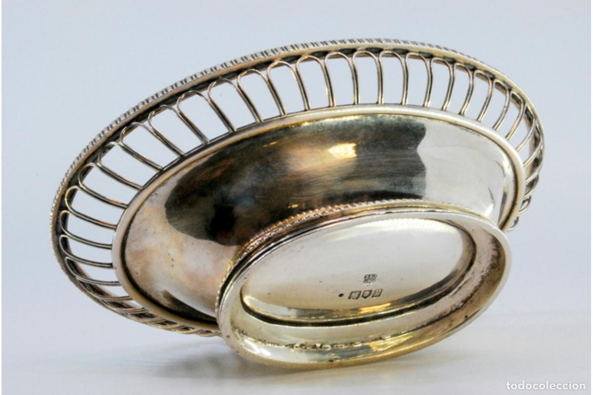 Antig&uuml;edades: plato de dulces de plata - Foto 2