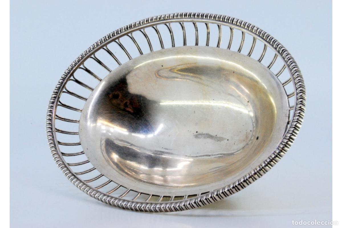 Antig&uuml;edades: plato de dulces de plata - Foto 4