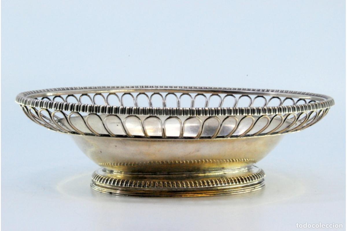 Antig&uuml;edades: plato de dulces de plata - Foto 7