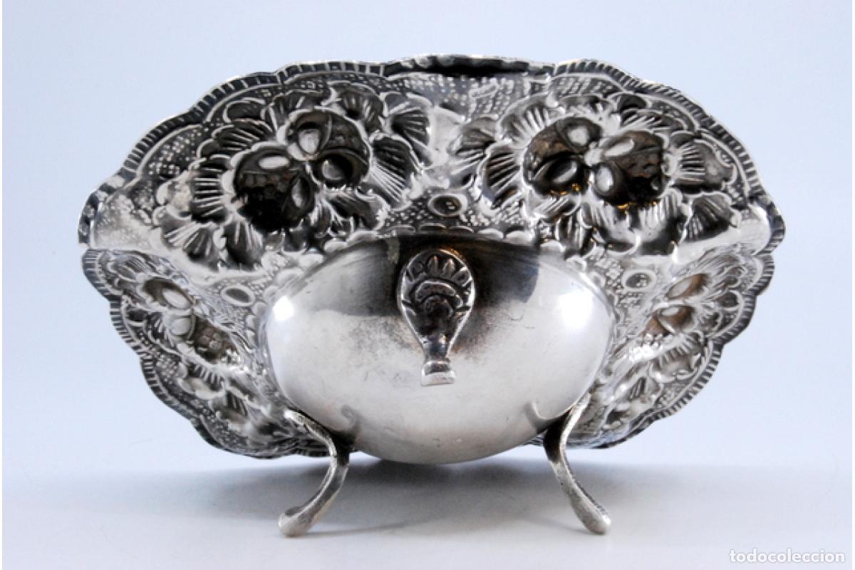 Antig&uuml;edades: plato de dulces de plata - Foto 8